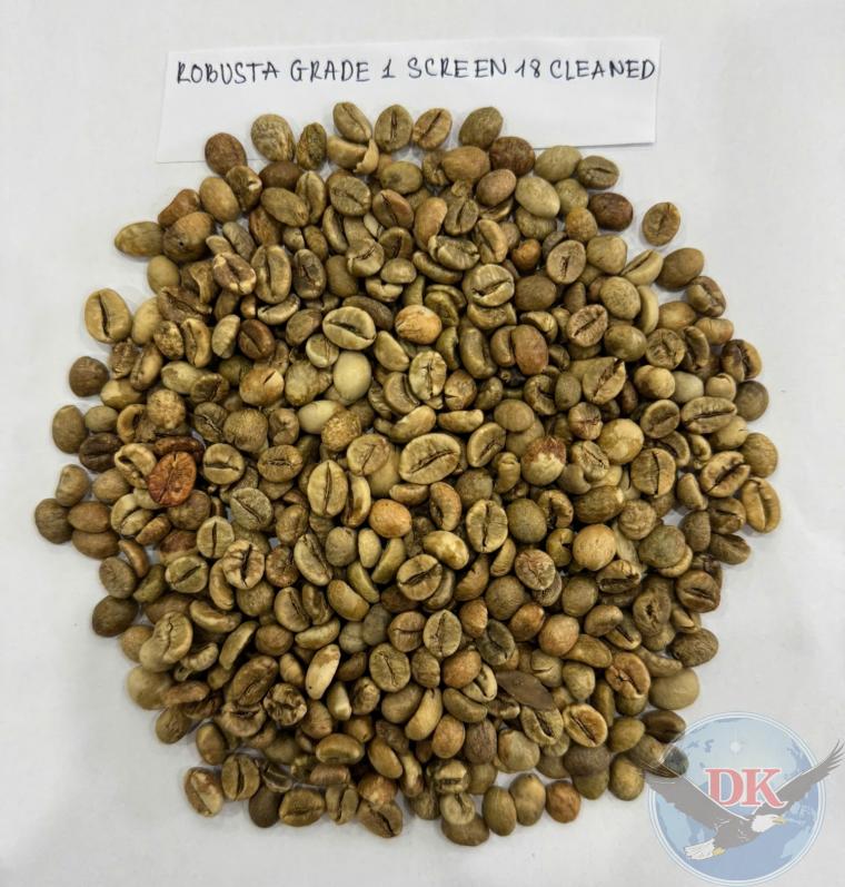 Robusta Grade 1 Screen 18 Cleaned