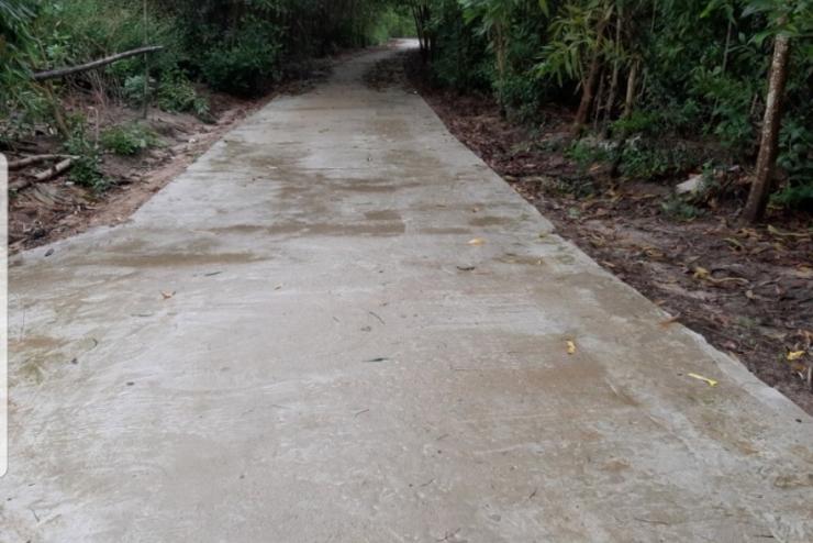 Building 3kms road in Binh Quy Commune, Quang Nam Province, Vietnam, in 2019